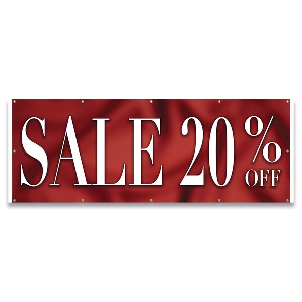 Signmission Sale 20% Off Banner Concession Stand Food Truck Single Sided B-120-30149 - main